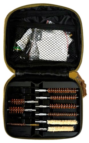 Clenzoil 2830 Field & Range Cleaning Kit Multi-Caliber Rifle/21 Pieces Tan
