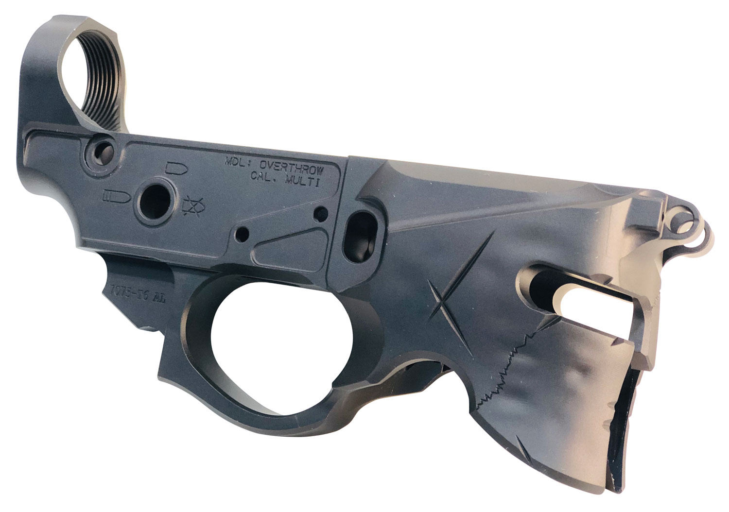 SHARPS BROS. OVERTHROW AR-15 STRIPPED LOWER BILLET ALUMINUM