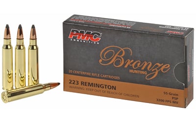 PMC 223 REM 55GR SOFT POINT 20RD 40BX/CS