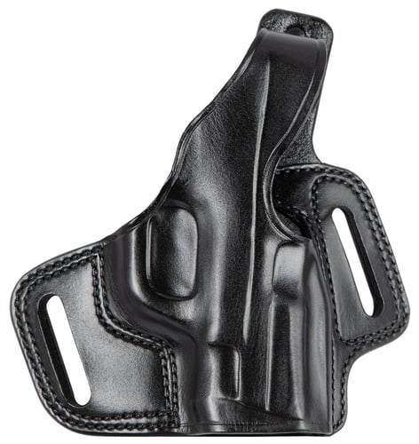 Galco FL652B Fletch  OWB Black Leather Belt Slide Fits S&W M&P Shield Fits Ruger Max-9 Fits FN 503 Right Hand