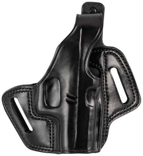 Galco FL800B Fletch High Ride Black Leather Belt Fits Glock 43 Right Hand
