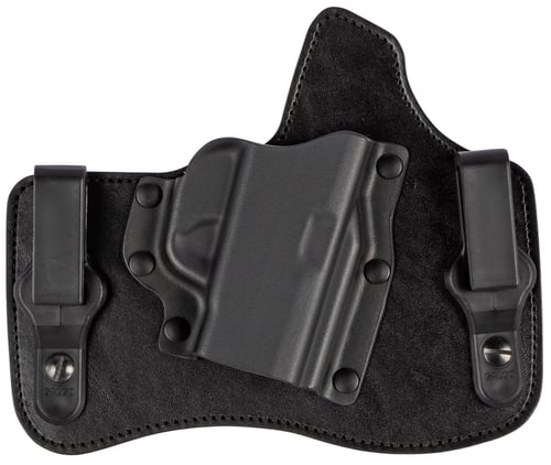 Galco KT838B KingTuk Deluxe IWB Black Kydex/Leather UniClip Fits Sig P365/P365 XL/Sig P365 SAS