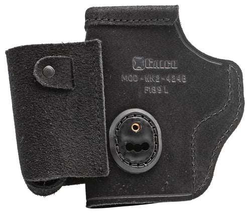 Galco WK2424B WalkAbout 2.0  IWB Black Leather UniClip/Stealth Clip Fits 1911 Fits 3