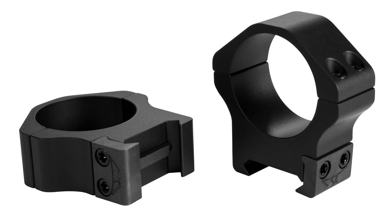 Warne Maxima Horizontal PA Scope Rings  <br>  Matte Black 30mm Medium