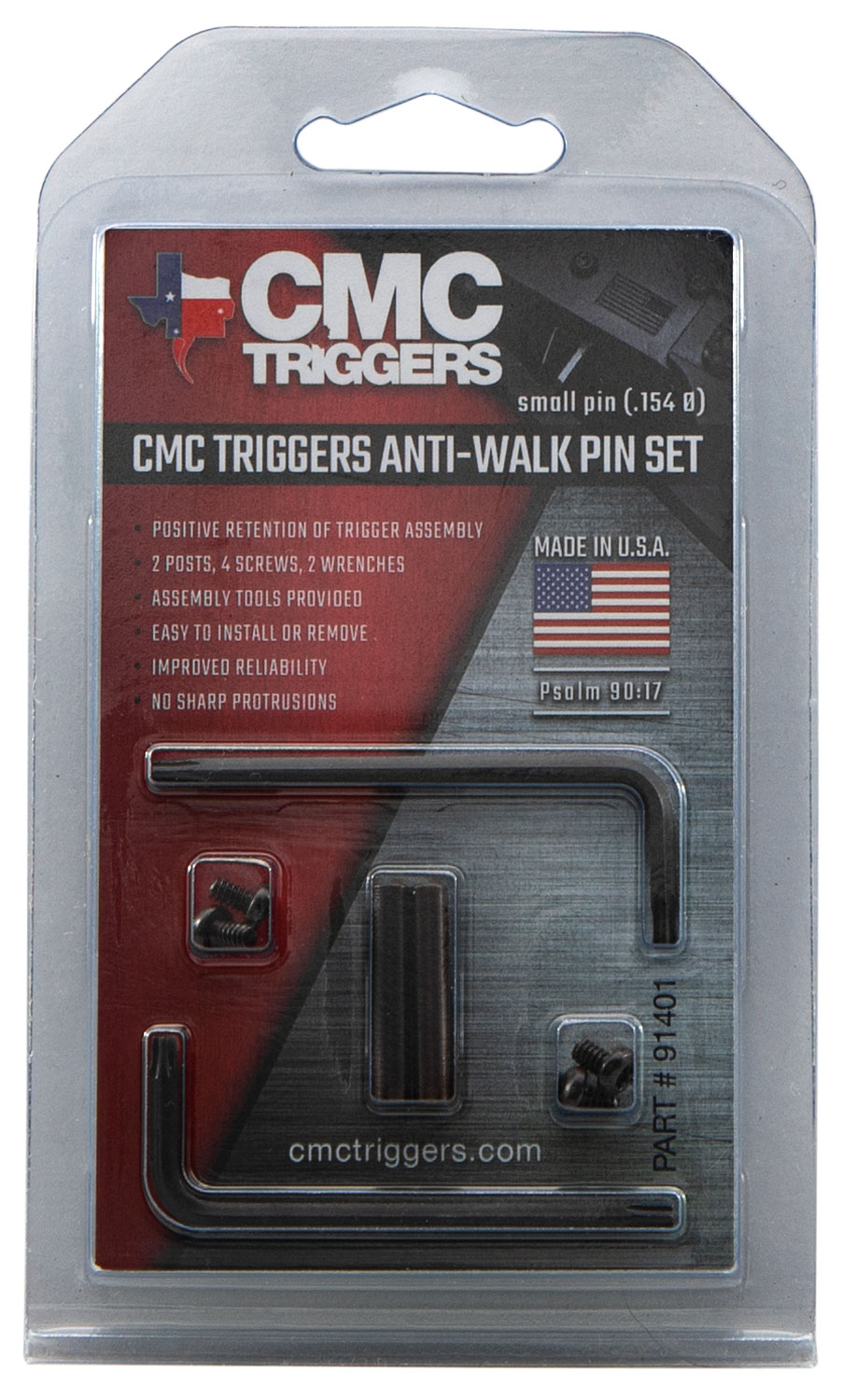 CMC TRIGGER ANTI-WALK PIN SET AR-15 SMALL PINS