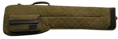 Heritage Cases 54436 North Platte Takedown made of Olive Cotton Canvas with Leather Trim, Tricot Lining & Zipper 36