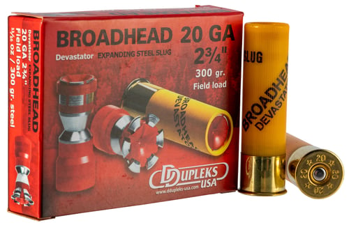 DDupleks USA 20D20 Broadhead Devastator 20 Gauge 2.75