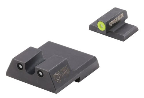 Night Fision  Night Sight Set Square Front/U-Notch Rear 
HK VP9/VP40/P30/P30SK/P30L/45/45 Tactical Green Tritium w/Yellow Outline Front Green w/Black Outline Rear Black