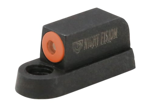 Night Fision CZU075001OGXX Tritium Night Sights For CZ-USA  Black| Green Tritium Orange Ring Front Sight