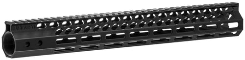 TacFire AR15 Slim MLok Aluminum 15IN Black Hard Coat Anodized