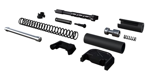 RIVAL ARMS RA42G001A Slide Completion Kit Compatible with Glock 9mm Luger G3/4 17-4 Stainless Steel Black PVD