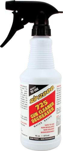 SLIP 2000 16OZ 725 GUN CLEANER DEGREASER TRIGGER SPRAY BOTTLE