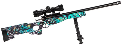 Crickett 22 LR Precision Rifle Serenity Complete Package Blued Scope .22 LR Single Shot 16 1/8