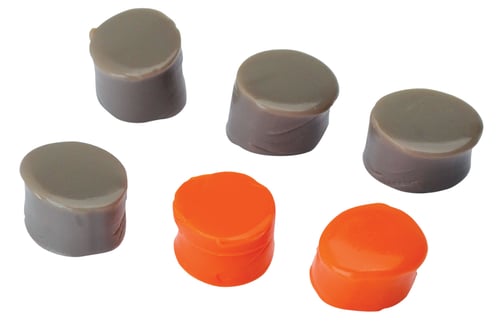 Walkers GWPSILPLGOFDE Silicone Putty  32 dB In The Ear  Flat Dark Earth/Orange Adult 3 Pack