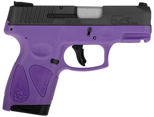 TAURUS G2S SLIM 9MM 7RD 3-DOT ADJ. MATTE PURPLE POLYMER <