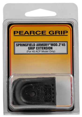 Pearce Grip PGM2.45 Grip Extension  made of Polymer with Texture Black Finish & 5/8