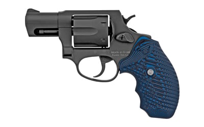 Taurus 856 Revolver  <br>  38 Spl. 2 in. Black Blue Cyclone Grip 6 rd.