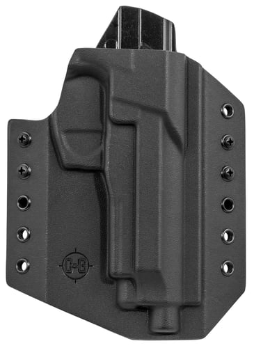 C&G Holsters 014100 Covert  OWB Black Kydex Belt Slide Fits Beretta 92FS/96/M9A3 Right Hand