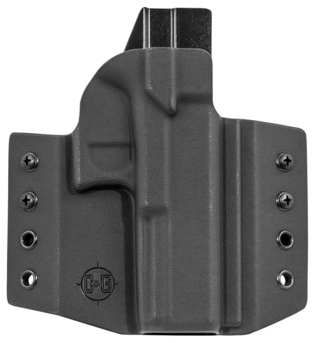 C&G Holsters 001100 Covert  OWB Black Kydex Paper Fits Glock 19 Fits Glock 23 Fits Glock 44 Fits Glock 45 Fits Glock 19X Right Hand