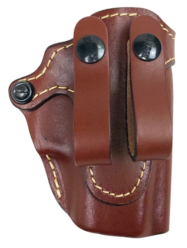 Hunter Company 470045 Pro-Hide  IWB Brown Leather Fits Glock 43 Right Hand