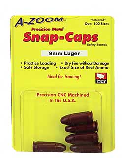 AZOOM SNAP CAPS 9MM 5/PK