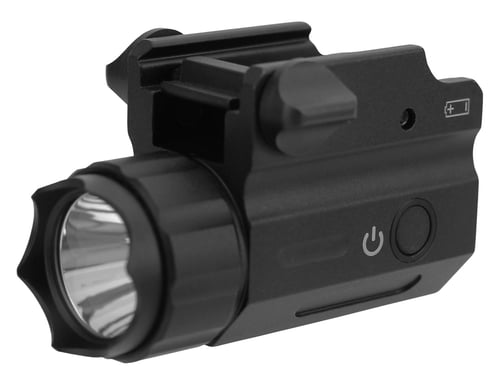 TacFire FLP360F 360 Lumen Pistol Flashlight (Full-Sized)  Black White CREE LED