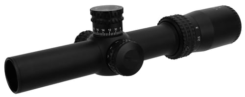 TacFire SC1424CCM HD Riflescope  Black 1-4x24mm 30mm Tube Illuminated Mil-Dot Reticle
