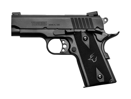 Taurus 1911 Officer Pistol  <br>  9mm 3.5 in. Blued 8+1 rd.