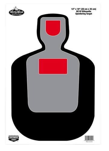 BC19 DIRTY BIRD 12X18IN SILH 100PK BOXBC19 Dirty Bird Silhouette Multiples of 100 - Perfect for all shooting or training applications - These targets 