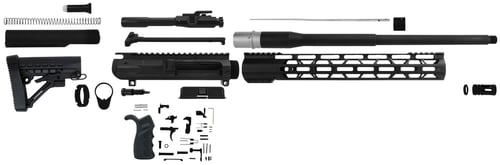 TacFire SSRK6.5CRDLPK18BN AR Rifle Build Kit with Lower Parts Kit Black Nitride 1/2