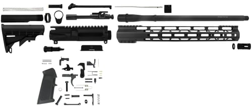 TacFire SSRK300LPK AR Build Kit Rifle 300 Blackout AR Platform Black Nitride Aluminum 1/2