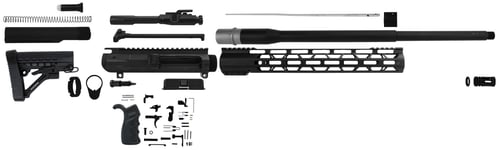 TacFire SSRK308LPK20BN AR Build Kit Rifle 308 Win AR-10 Black Nitride Aluminum 5/8