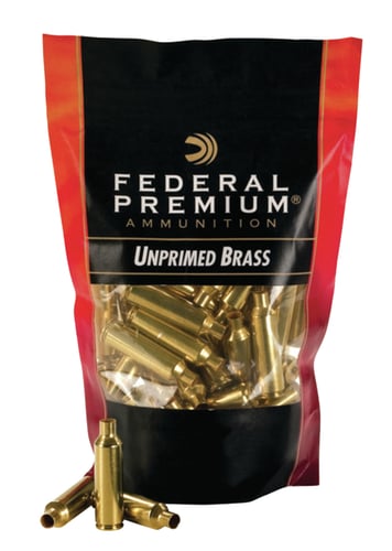 Federal Premium Unprimed Brass Rifle Cartridge Cases 100/ct .22-250 Rem | 029465064495