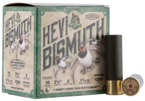 HEVI-Shot HS15502 HEVI-Bismuth  10 Gauge 3.50