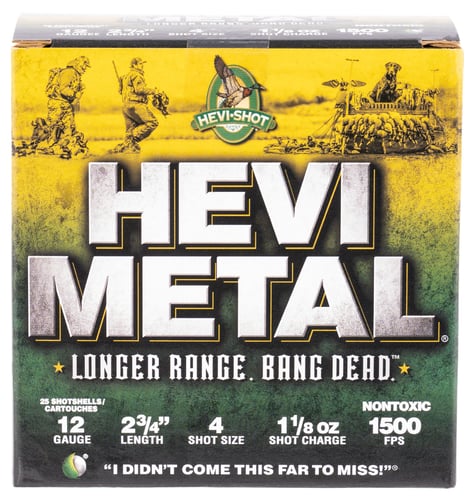 HEVI-Metal HS38704 HEVI-Metal Longer Range 12 Gauge 2.75