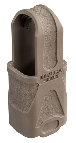 Magpul MAG003-FDE Original Magpul  made of Rubber with Flat Dark Earth Finish for 9mm Subgun Mags 3 Per Pack