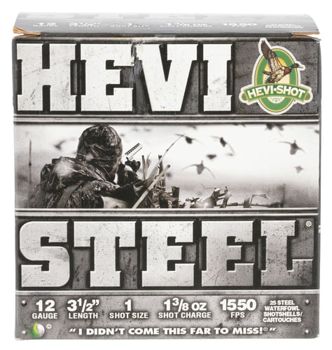 HEVI-Shot HS65001 HEVI-Steel  12 Gauge 3.50