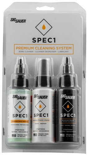 Sig Sauer SPEC12OZCOMBOPAC SPEC1 Combo Pack Against Wear, Corrosion 2 oz Squeeze Bottle 3 Per Pkg