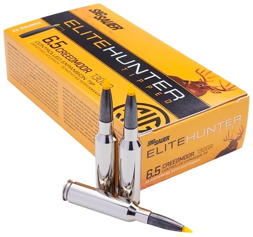 Sig Sauer SGE65CMTH1-20 Ammo 6.5Creed 130Gr Eth 20/Box