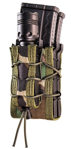 High Speed Gear 112RP0MC TACO X2RP Mag Pouch Double MultiCam Nylon MOLLE Compatible w/ Rifle Compatible w/ Pistol