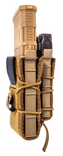 High Speed Gear 13DD10CB TACO Double Decker Mag Pouch Coyote Brown Nylon Belt Belts 2.25