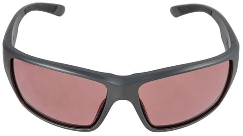 Magpul MAG1022-655 Summit Eyewear Anti-Reflective Polycarbonate Rose Lens with Gray Wraparound Frame & Anti-Slip Rubber Temples for Adults