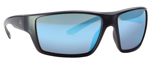 Magpul MAG1021-640 Terrain Eyewear Polycarbonate Rose Blue Mirror Lens with Black Frame