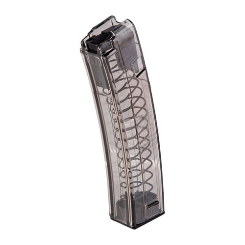 ETS Group HKMP5-20 Rifle Mags  Clear Detachable 20rd 9mm Luger for H&K MP5,SP5K,MP5K,94,SP89