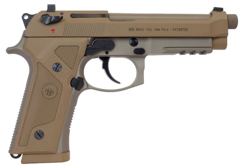 Beretta USA JS92M9A3NT M9A3 *NY/NJ Compliant 9mm Luger 5.10