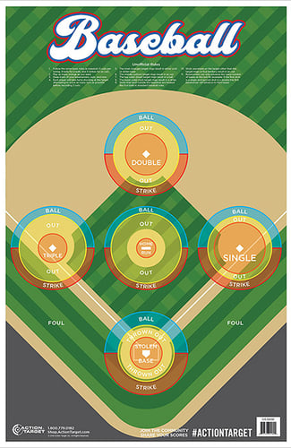 Action Target GSBASE100 Entertainment  Ball Field Paper Hanging 23