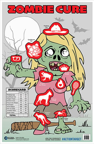 Action Target GSZOMSHE100 Entertainment  Zombie Paper Hanging 23