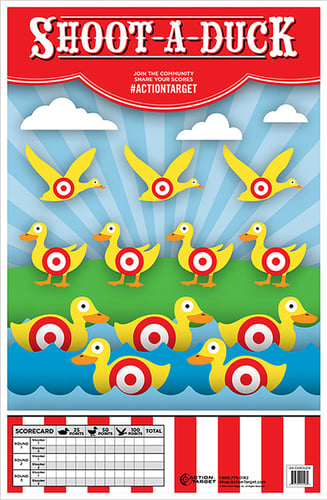 Action Target GSCARDUCK100 Entertainment  Ducks Paper Hanging 23