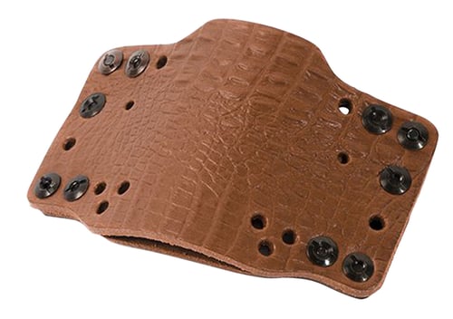 Limbsaver 12526 CrossTech Leather IWB/OWB Brown Leather Belt Clip Fits Universal Handgun Ambidextrous