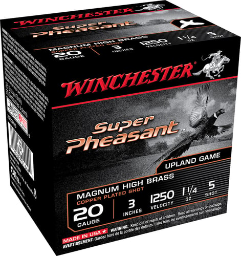 Winchester Ammo X203PH5 Super Pheasant Magnum High Brass 20 Gauge 3